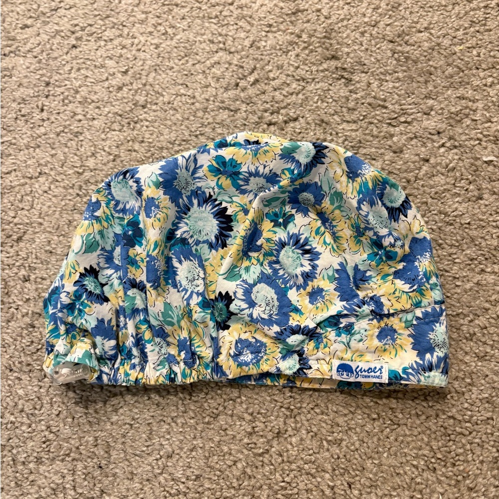 Floral Print Women’s Surgical Scrub Cap